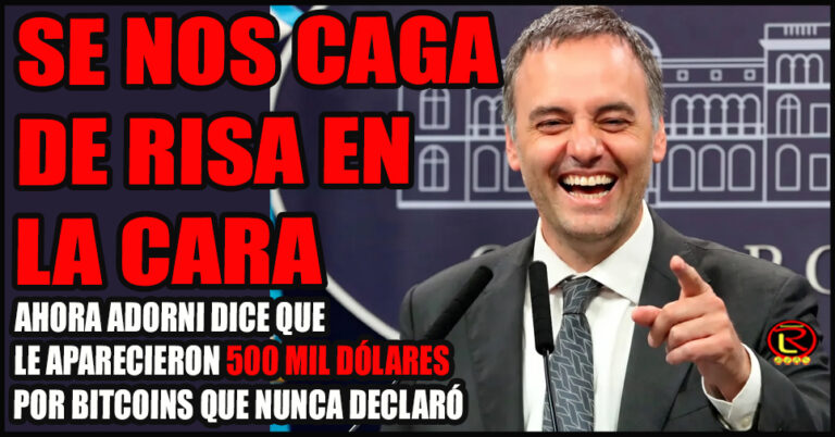 El Jefe de Gabinete no pudo justificar su fortuna e inventó una inversión millonaria en Bitcoins