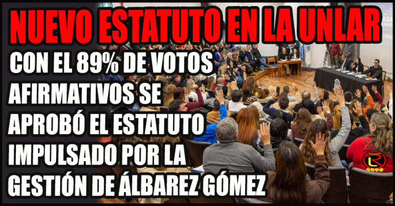 «Es un paso histórico en el proceso de transformación y modernización de la UNLaR»