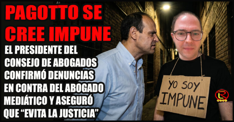 Escándalo: Emilio Pagotto huye de sus propias causas