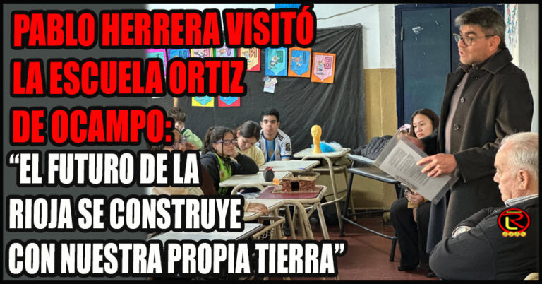 El Concejal le dio una charla a los alumnos de séptimo grado en la Feria de Ciencia