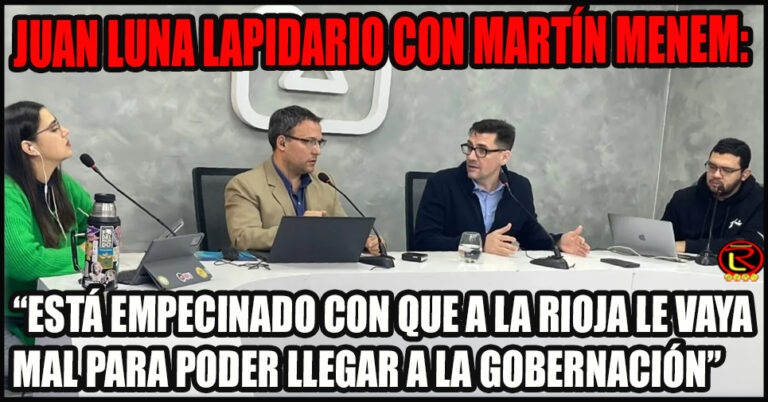 «Se hace el distraído con el reclamo riojano por fondos (…), es la mayor perversión política»