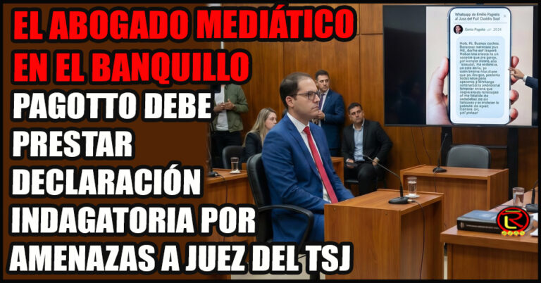 Pagotto habría enviado un mensaje de WhatsApp al teléfono particular de Saúl