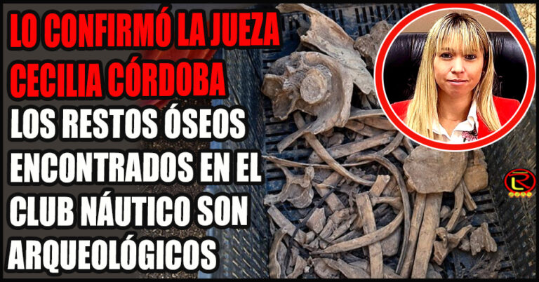 «No se ha encontrado el cráneo y la pelvis está rota, por lo que aun no se pudo determinar si los huesos corresponden a una mujer o a un hombre»
