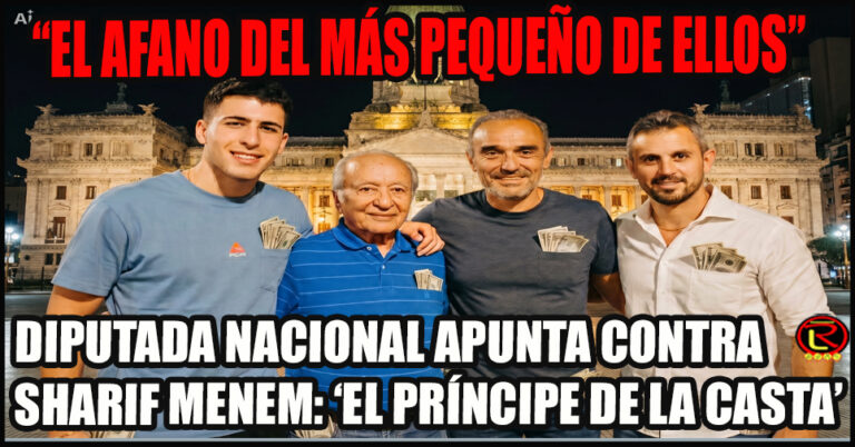 El Clan Menem presiona en los medios para que no hablen del ‘mágico’ salto patrimonial de Sharif Menem