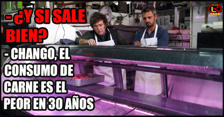 El consumo de carne cayó 11 por ciento en el primer semestre y tocó un mínimo en 30 años