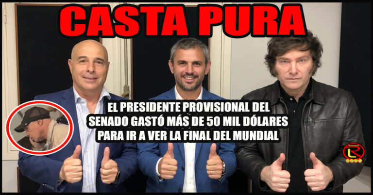 El senador libertario se fue desobedeciendo a Javier y Karina Milei