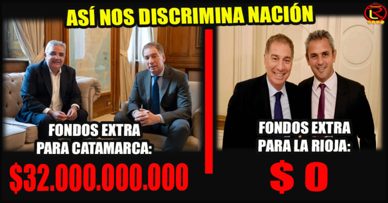 Increíblemente, con un riojano en la mesa chica del Poder en Nación, La Rioja es discriminada en materia de fondos