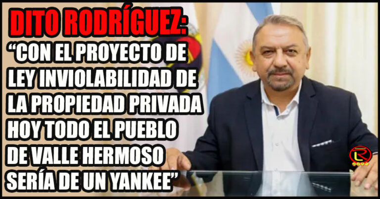 El Fiscal de Estado advirtió que la reforma de la Ley de Tierras «pone en riesgo la soberanía nacional»