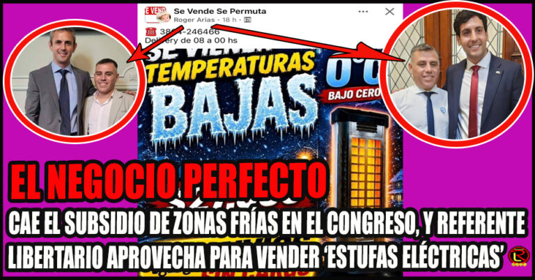 Para LLA donde hay una necesidad, nace un Negocio: Roger Arias, el libertario que vende estufas eléctricas