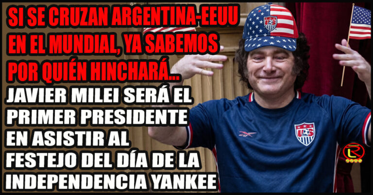 Ni en la Dictadura ni Menem fueron a celebrar el 4 de Julio