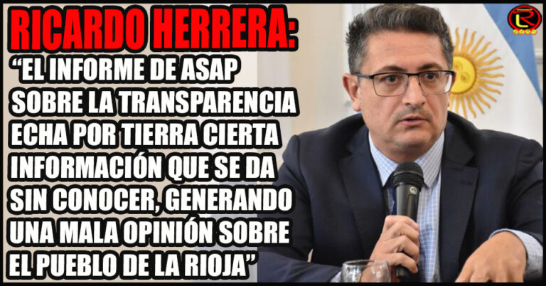 «La Rioja es una de las provincias más ordenadas y transparentes del país»