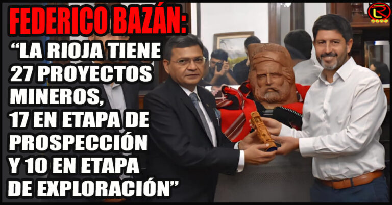 El Ministro de Minería destacó la ‘presencia internacional’ que tiene La Rioja