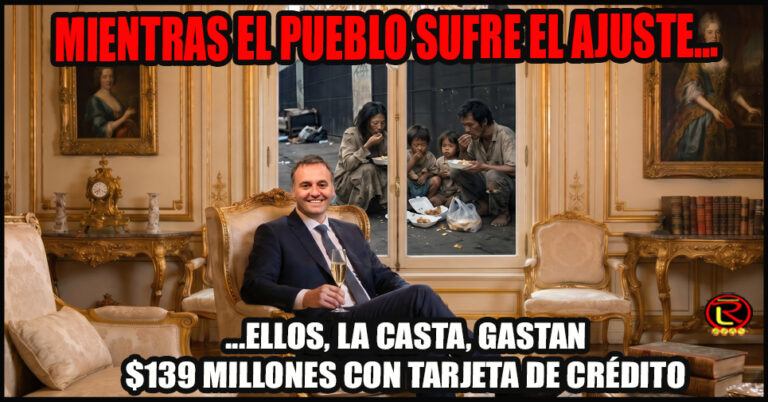 Adorni NO pagó el ajuste de Milei, lo pagaste vos
