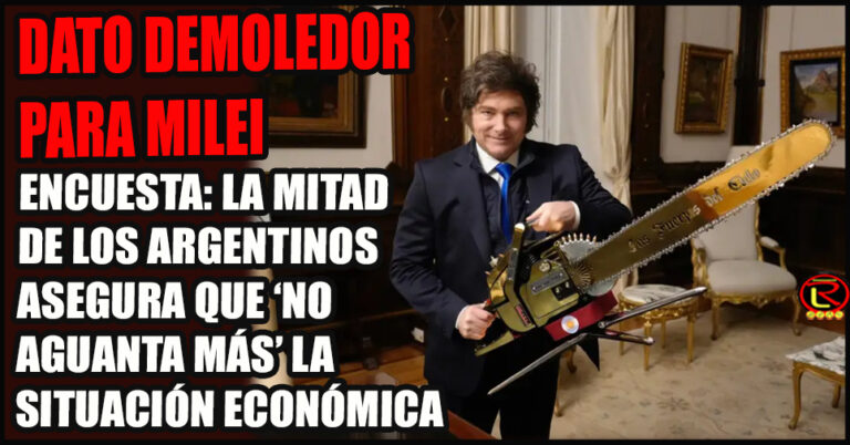 Dos de cada tres argentinos cree que el sacrificio económico que pide Milei no vale la pena