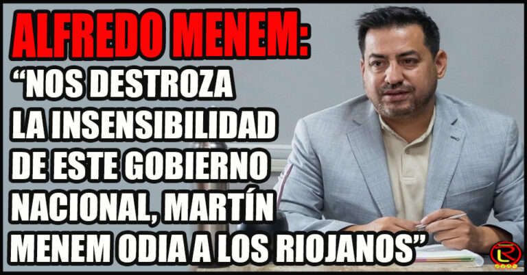 El Ministro de Desarrollo garantizó asistencia a los riojanos por el frío extremo pero se quejó del abandono de Nación