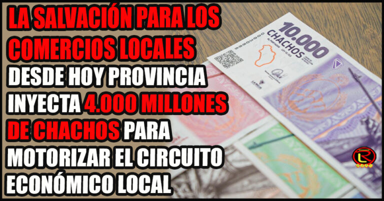 80 mil trabajadores estatales recibirán una ayuda extraordinaria de 50 mil Chachos