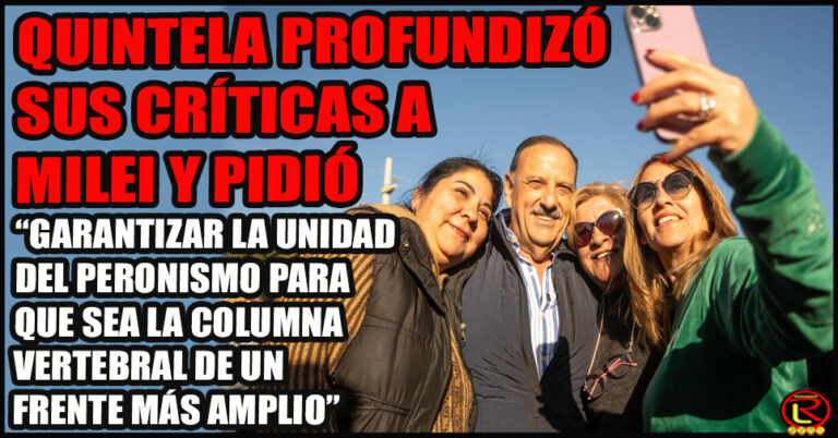 El Gobernador llamó a construir la unidad «sin odio ni rencor» para transformar la Argentina