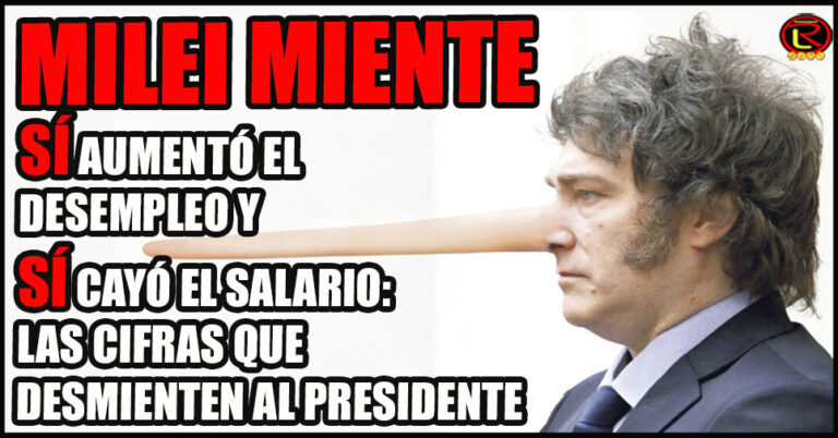 «No aumentó el desempleo, tampoco cayeron los salarios», dijo textualmente el Presidente