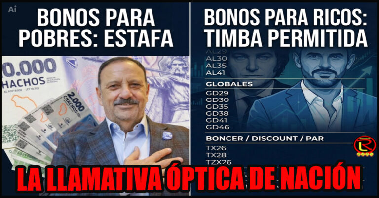 Nación juega a la timba financiera con billones de pesos por día, pero cuestiona los 4.000 millones de Chachos para 80 mil riojanos