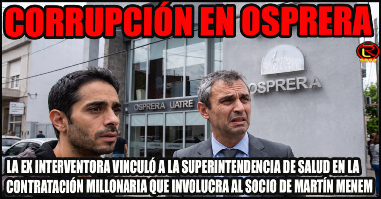 La obra social intervenida por Lule Menem le dio un contrato millonario a HTech, firma ligada a Martín Menem