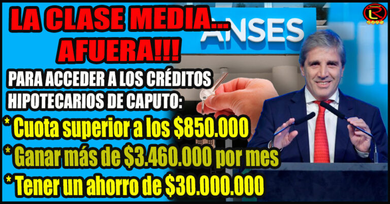 El anuncio de Caputo deja afuera al 95 por ciento de los riojanos