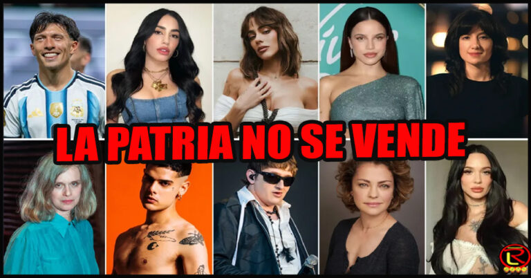 Lali, Tini, Emilia Mernes, La Joaqui, Licha Martínez, Nicki Nicole, Catriel y Paco Amoroso contra Milei