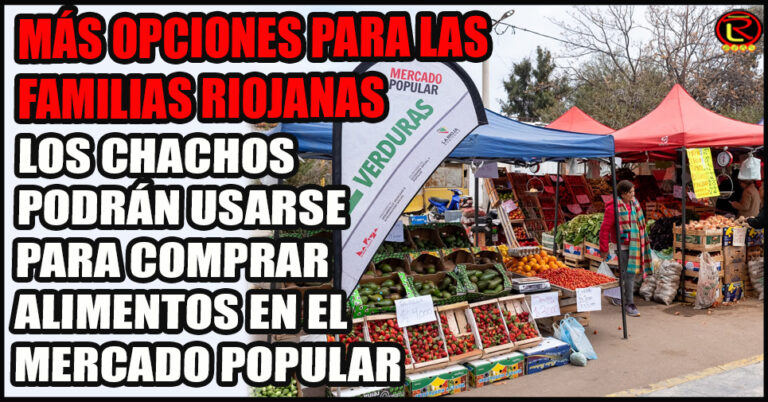 Todos los feriantes aceptarán Chachos