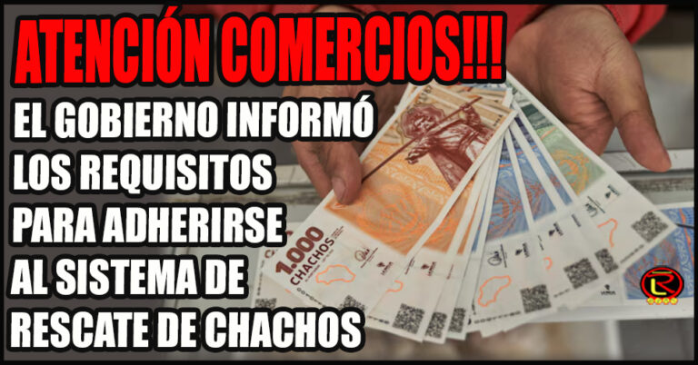Paso a paso, cómo tenés que hacer para no quedarte afuera de los Chachos