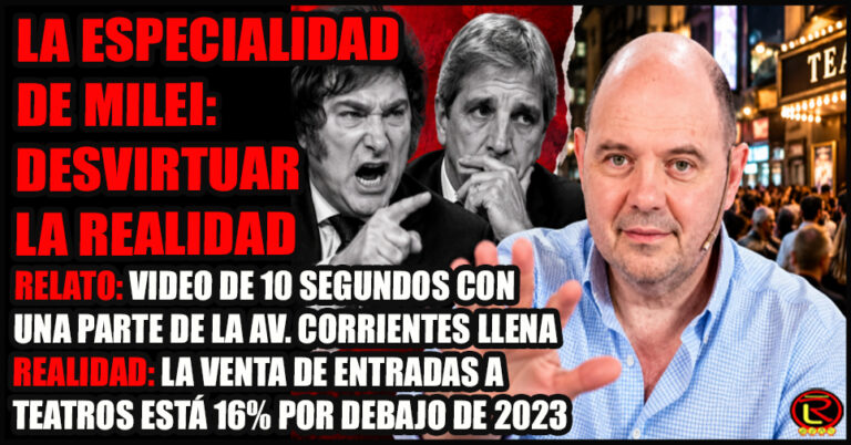 Rottemberg cruzó a Milei y Caputo por el video de la calle Corrientes: “Es una foto, no la película completa”