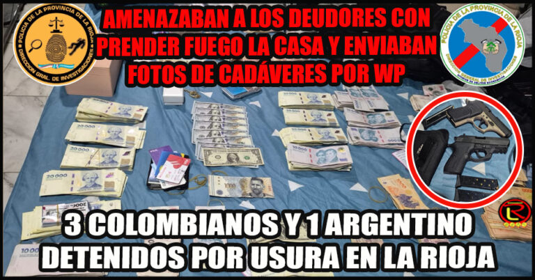 La Policía secuestró $30 millones, 1 camioneta, varias motos y 2 armas de fuego en cuatro allanamientos