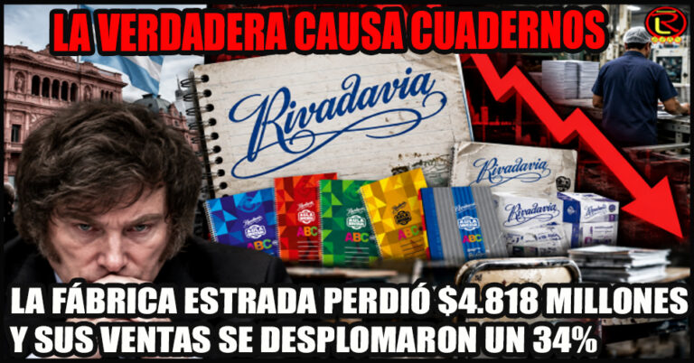 La fabricante de los cuadernos Rivadavia en una crisis terminal