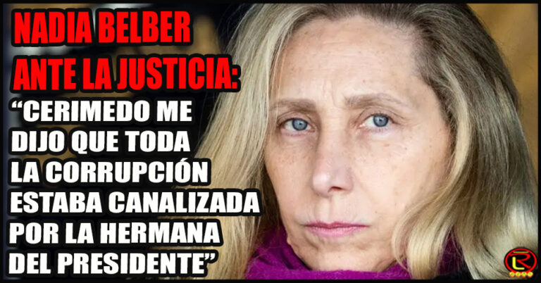 Lo confirmó la ex de Cerimedo: las coimas de ANDIS llegaban a Casa Rosada