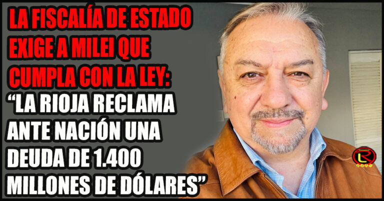 «Estamos reclamando los recursos que corresponden a los riojanos»