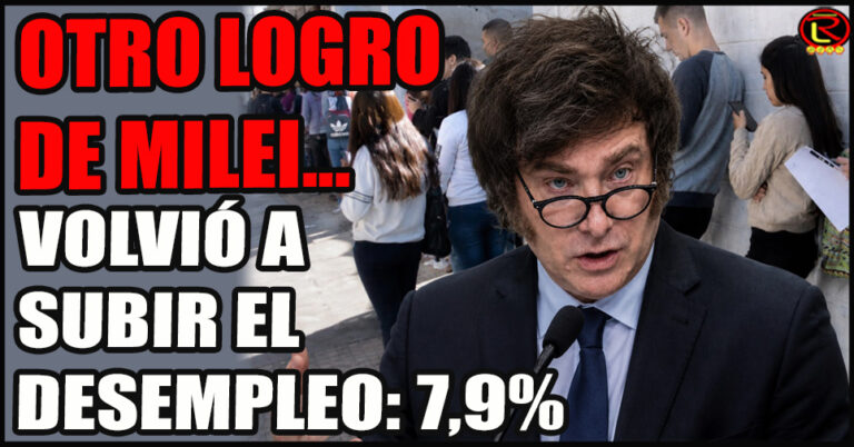Aumenta el desempleo y aumenta el empleo informal