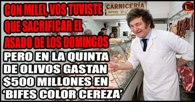 Viva la Casta Carajo: investigan el ‘desproporcionado’ pedido de carne premium que hizo Karina Milei
