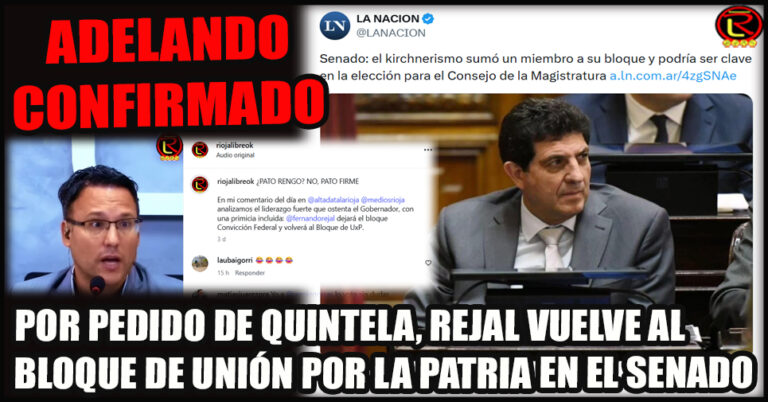 El Senador riojano le da un voto clave a UxP en la elección para el Consejo de la Magistratura