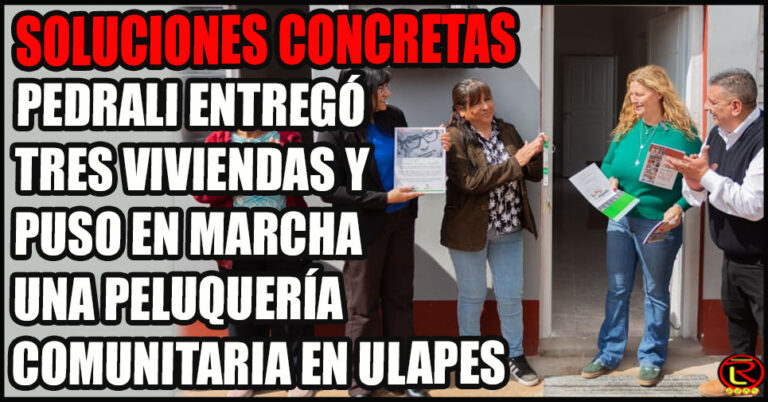 La Diputada Nacional estuvo acompañada por el Intendente Uriel Vargas