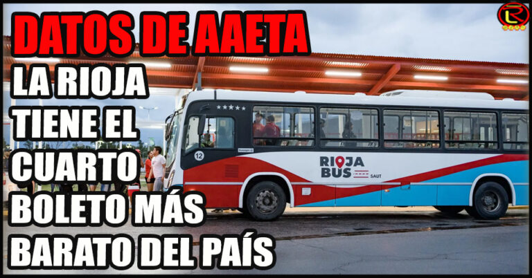 Solo AMBA, General Pico y Viedma tienen un transporte urbano más económico que La Rioja