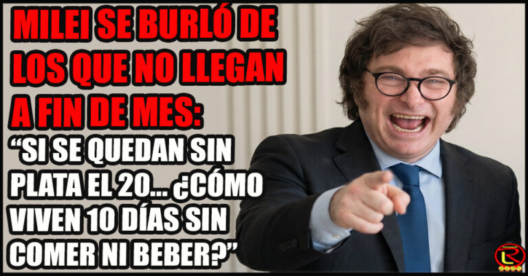 Insólito razonamiento del Presidente sobre la economía familiar