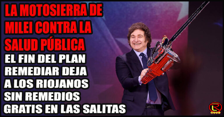 «El Plan Remediar cubría en La Rioja 370 mil recetas al año»