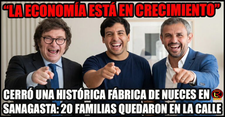 Mientras Martín y Gino nos venden ‘espejitos de colores’, la realidad golpeó a una fábrica sanagasteña