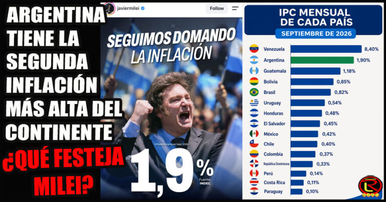Solo Venezuela tiene mayor inflación que Argentina