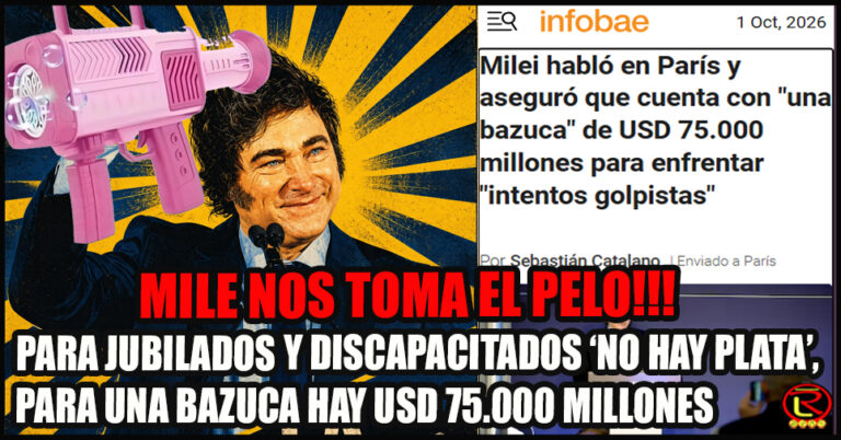 El Presidente se gastó en ‘capricho’ el quivalente a 375 millones pensiones por diacapacidad