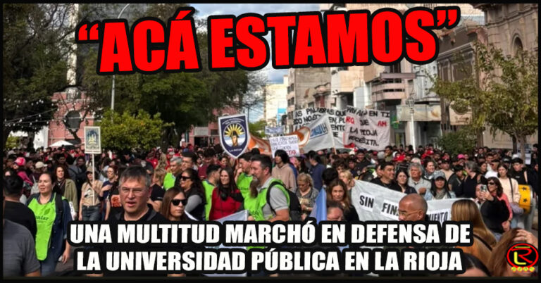 “Marchar es una forma de decir acá estamos y cuidamos la Universidad Pública”