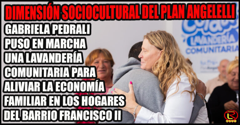 “Esta lavandería comunitaria nace con el objetivo de estar cerca de las familias»