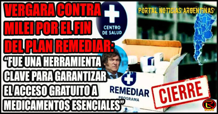La Provincia advierte que el recorte del Remediar pone en riesgo el acceso a medicamentos esenciales