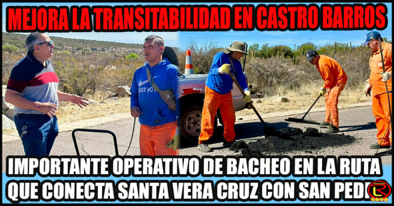 Trabajo conjunto del Municipio con Vialidad Provincial