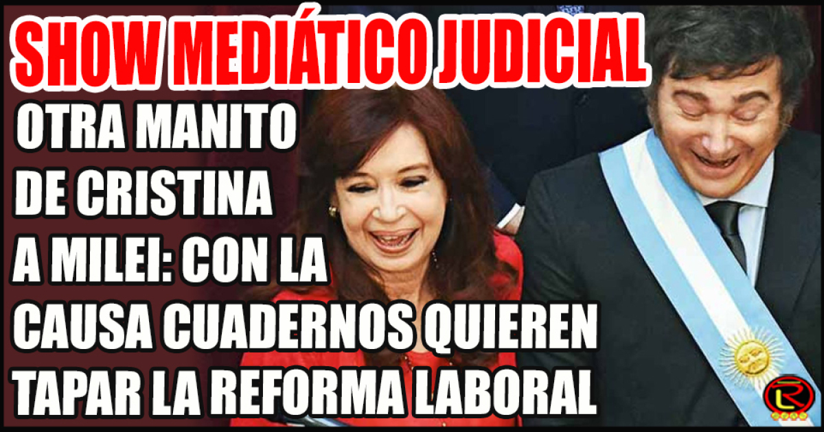 La ex Presidenta vuelve a ser funcional a la estrategia de Milei ...