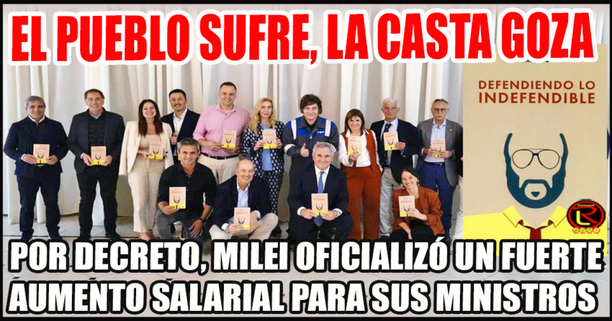 El decreto aclara que la actualización no alcanzará a Milei ni a ...